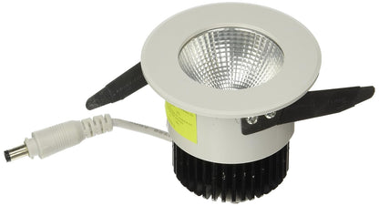 Estevez 19192-0 Empotrados Fijos Spot-Led Downlight Led Redondo 3-Pg 7W, (Driver Integrado) , Color Blanco
