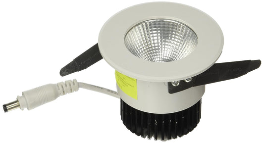 Estevez 19192-0 Empotrados Fijos Spot-Led Downlight Led Redondo 3-Pg 7W, (Driver Integrado) , Color Blanco