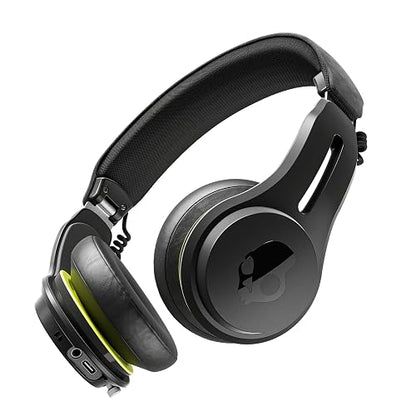 Skullcandy Icon ANC Noise Canceling Wireless Headphones - True Black | On-Ear Fit, Bluetooth, Noise Cancellation, 60 Hours Battery, Sweat Water Resistant, Foldable, Travel Ready, Microphone