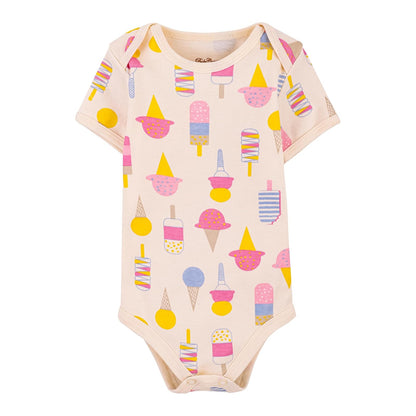 Baby Creysi Pañalero para Bebé Unisex Manga corta en Algodón color Jaspe 6 Meses por