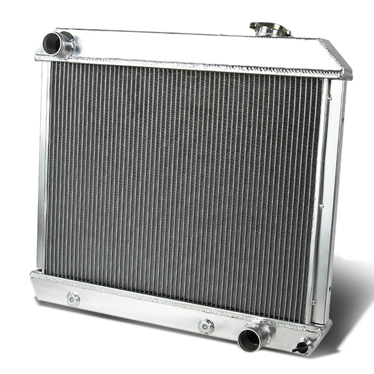 DNA Motoring RA-CHEVYT63-3 Radiador de aluminio completo de 3 filas compatible con Chevy C10/C20/C30/K10/K30, 1961-1962 Dynamic, 1961-1966 /Catalina MT