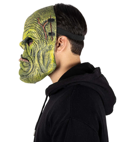 Ghoulish Productions Máscara de látex de Franky, Cosplay Monstruo Frankenstein Unitalla Para Adulto, Ideal para usar en Fiestas de Halloween, Casas del Terror o Disfraz Tematico