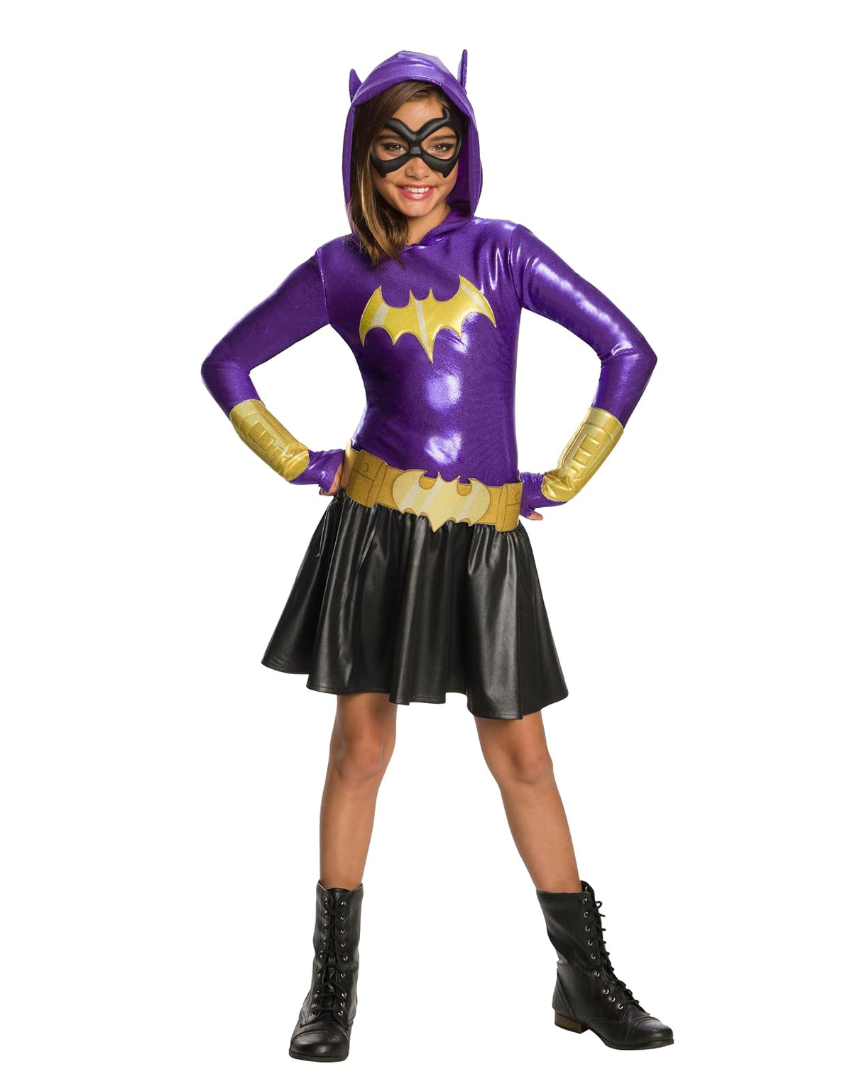 Rubie's DC Super Hero - Vestido con capucha para niñas, disfraz de Batgirl, talla L