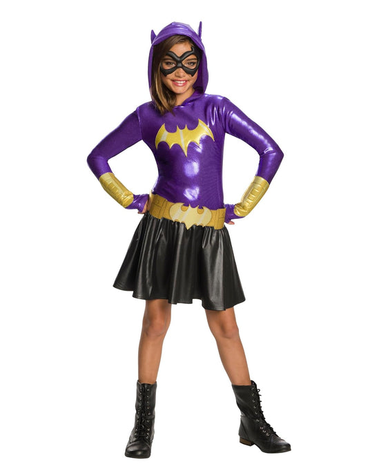 Rubie's DC Super Hero - Vestido con capucha para niñas, disfraz de Batgirl, talla L