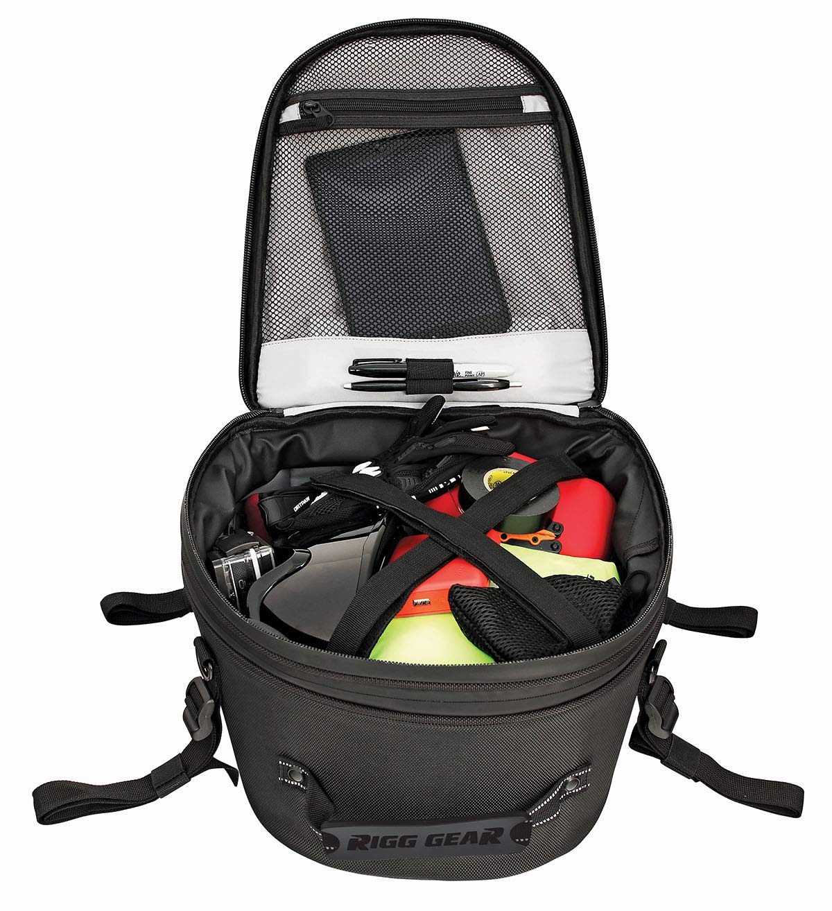Nelson-Rigg Trails End Adventure Bolsa de Cola para Motocicleta RG-1055, Negra