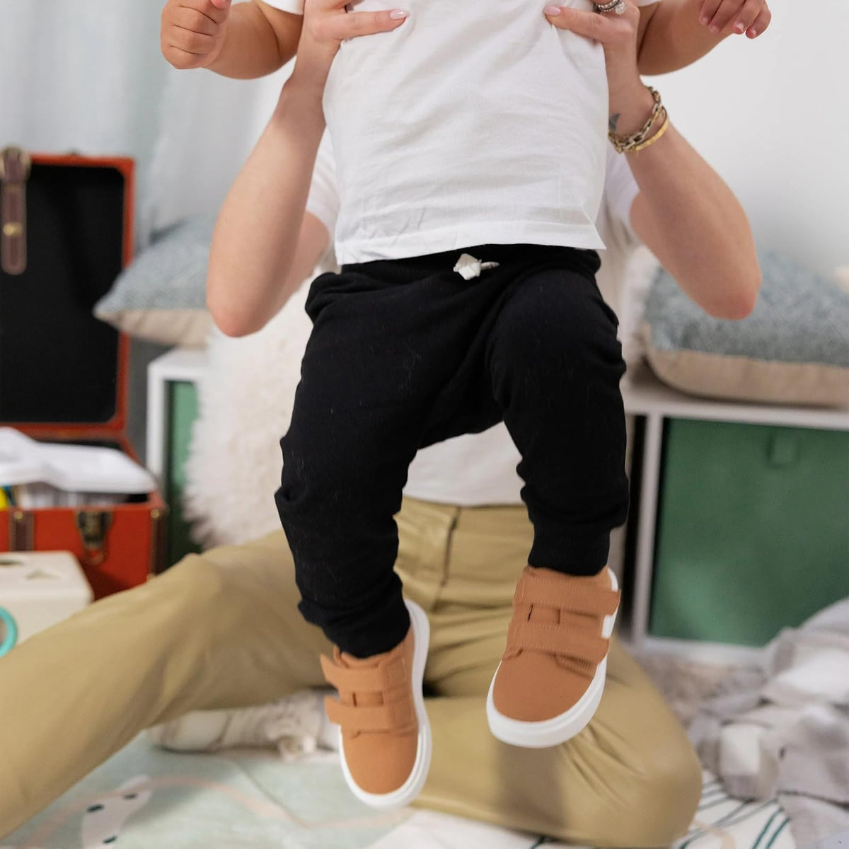 Gerber Paquete de 3 Pantalones Deportivos para niños pequeños Pantalones Deportivos para bebés niños