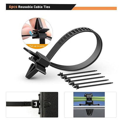 GOOACC GRC-19 Kit de 415 Clips de Retención de Plástico para Automóvil, 19 Tamaños