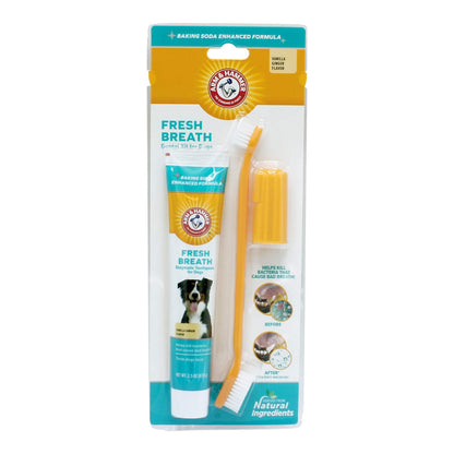 Arm & Hammer Advanced Care Toothbrush & Toothpaste Set -Vanilla Ginger Flavor