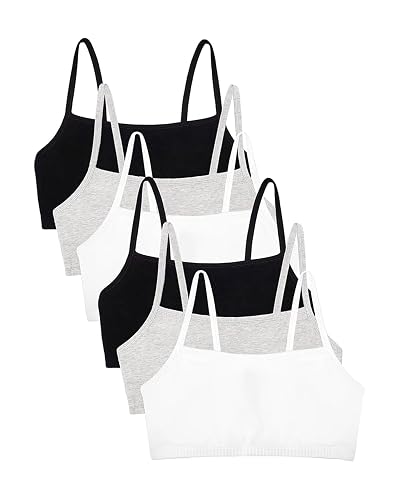 Fruit of The Loom Fruit of The Loom Brasier Deportivo de algodón con Tirantes Delgados para Mujer Sujetador Deportivo para Mujer