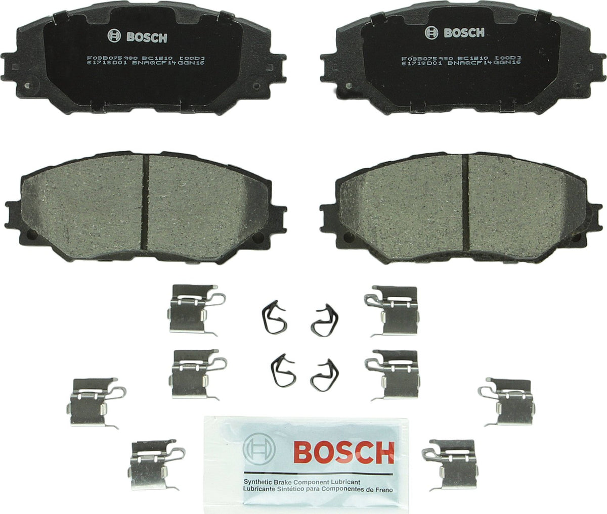Bosch QuietCast Premium Pastillas de Freno Cerámicas - Frente - 1210 - 1100-1299