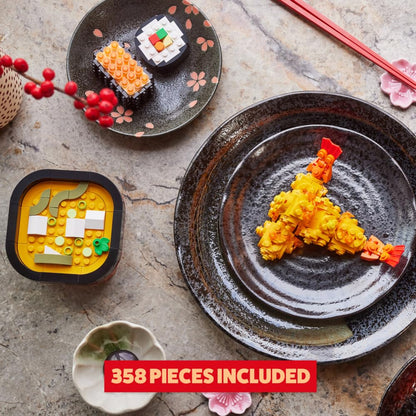 S001-PKC-MAX-MAX Premium-Series 1-Sushi Bar Collection-Combo Sushi Set and Tempura 2PK IN Color Box,1pcs/Polybag,6PCS/6Polybag/CTN