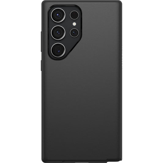 OtterBox - Funda para Galaxy S23 Ultra Symmetry Series - Una Sola Unidad se envía en Bolsa de plástico, Ideal para Clientes de Negocios, Color Negro, Ultra Elegante, Compatible con Carga inalámbrica,