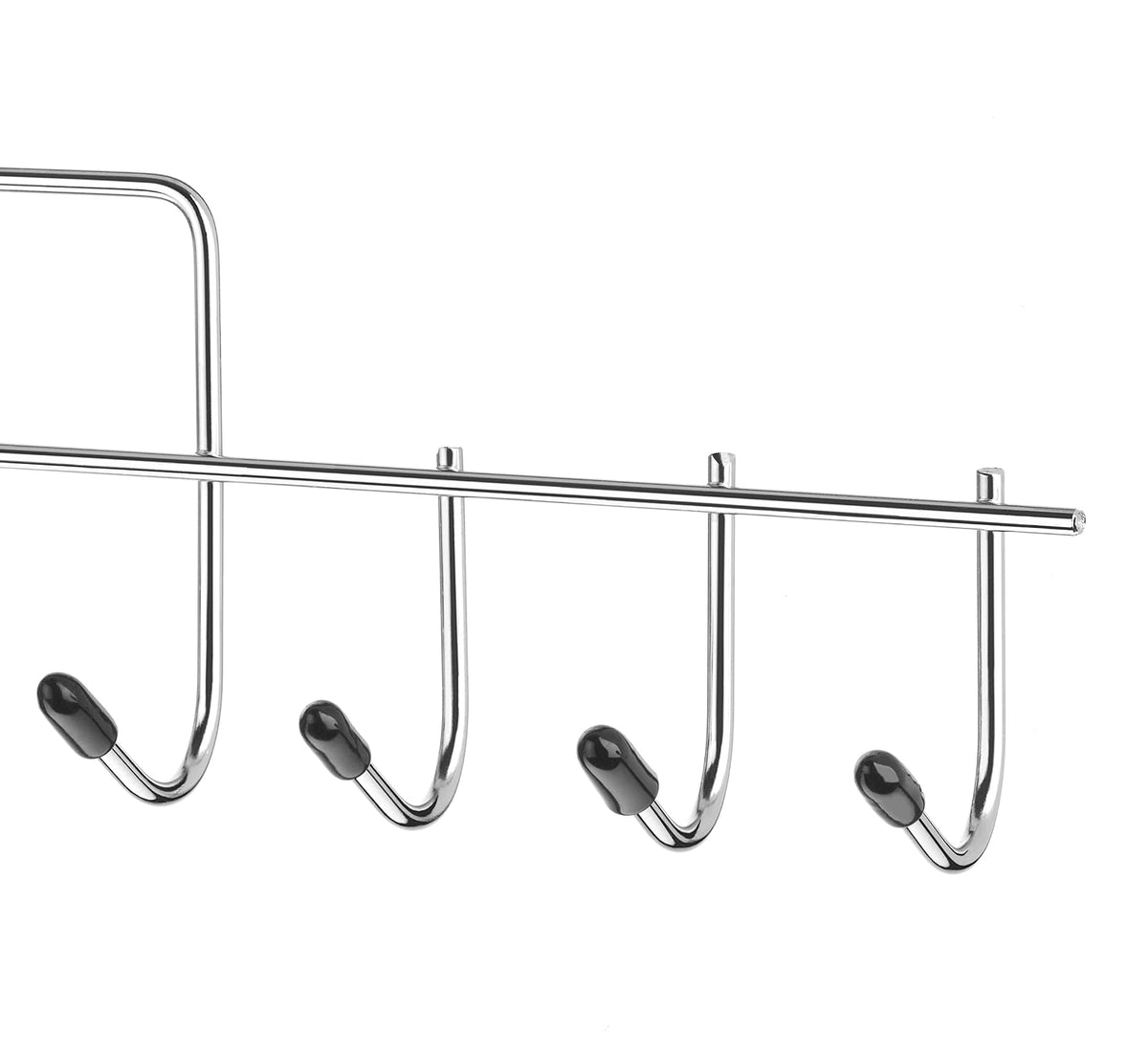 Whitmor - Colgador de Accesorios de 10 Ganchos, 1, Cromo y Negro