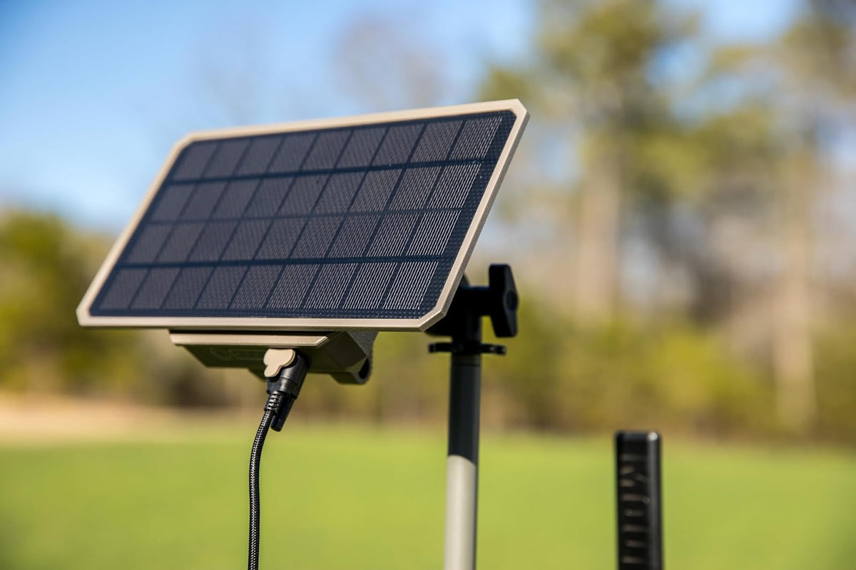 Moultrie - Paquete de energía para Panel Solar, 3.4 W, Panel Solar Gen 2 con batería para cámaras de Rastro, 7.2 V, 3350 mAh