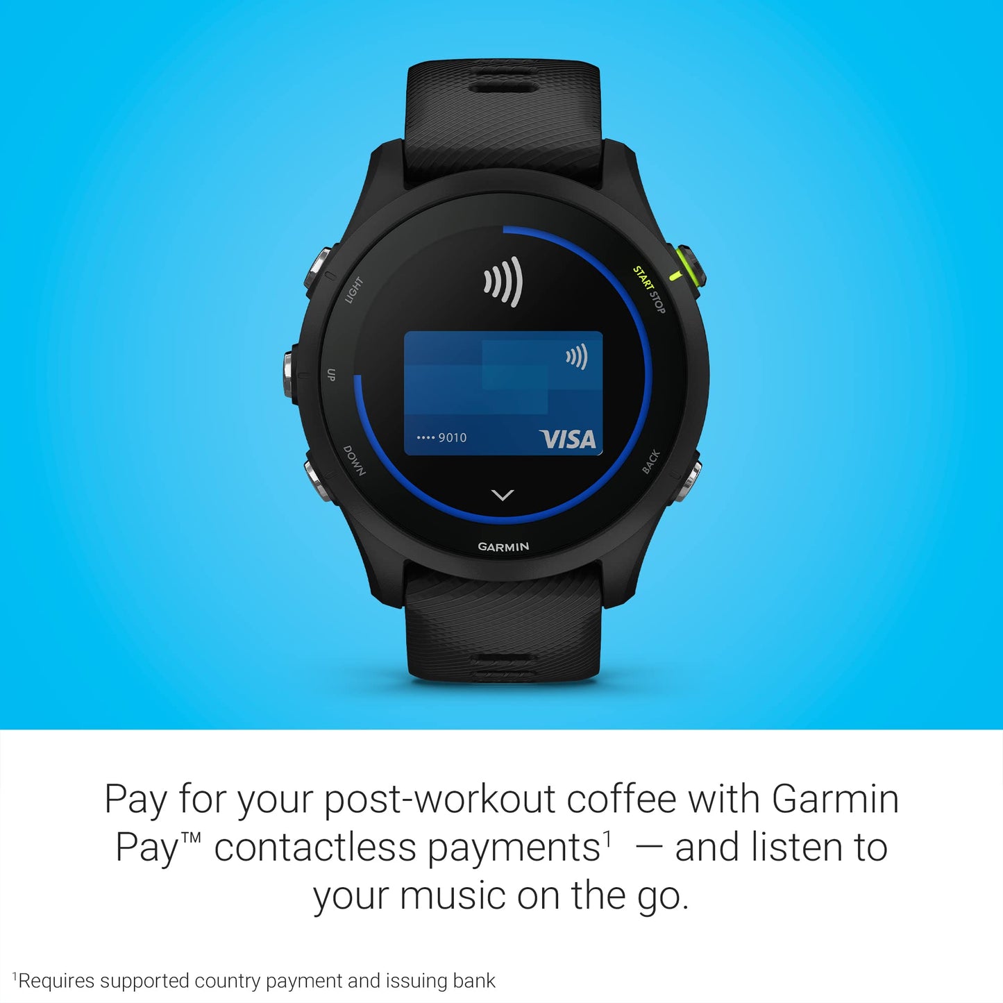 Garmin Forerunner 255 Music Negro, 45 mm
