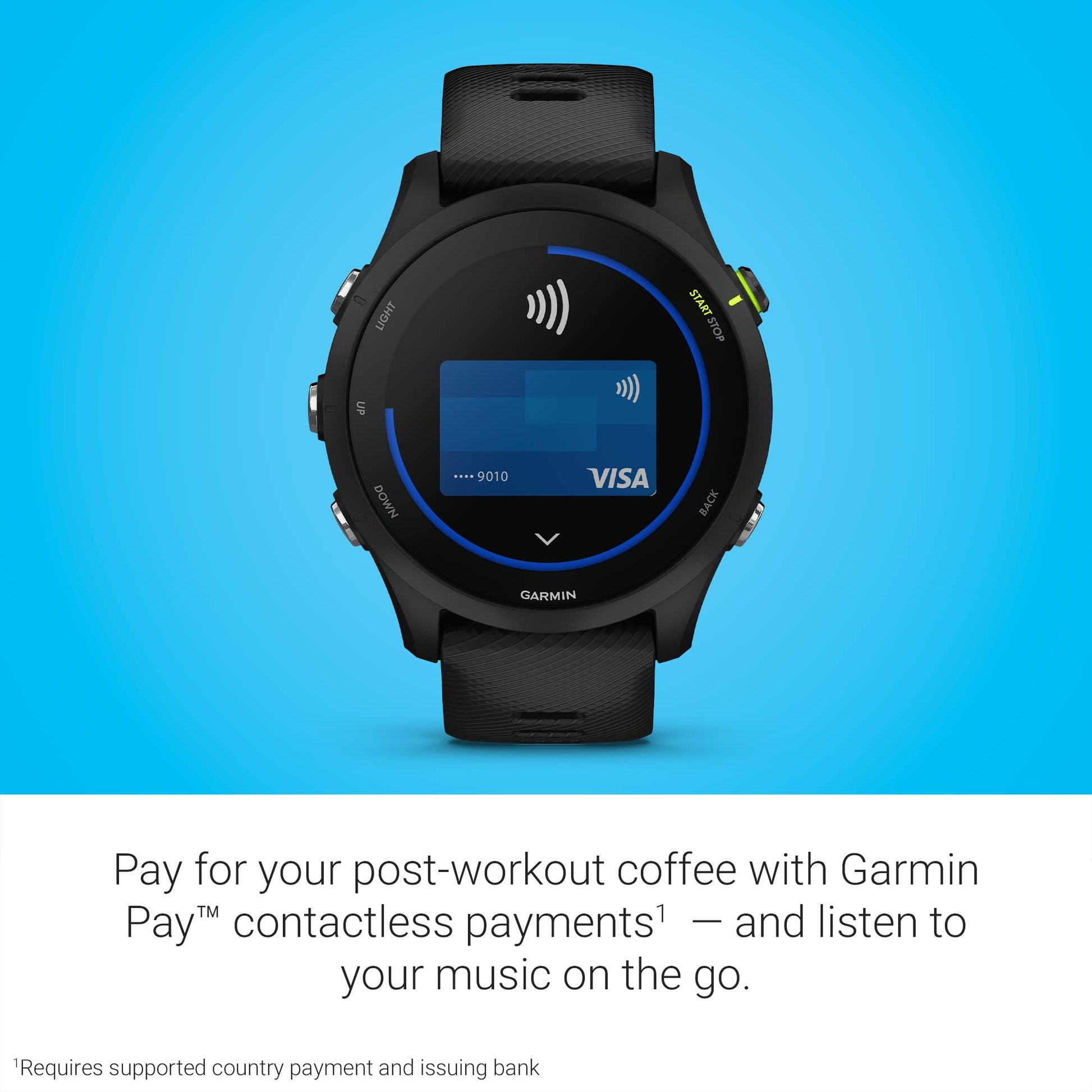 Garmin Forerunner 255 Music Negro, 45 mm