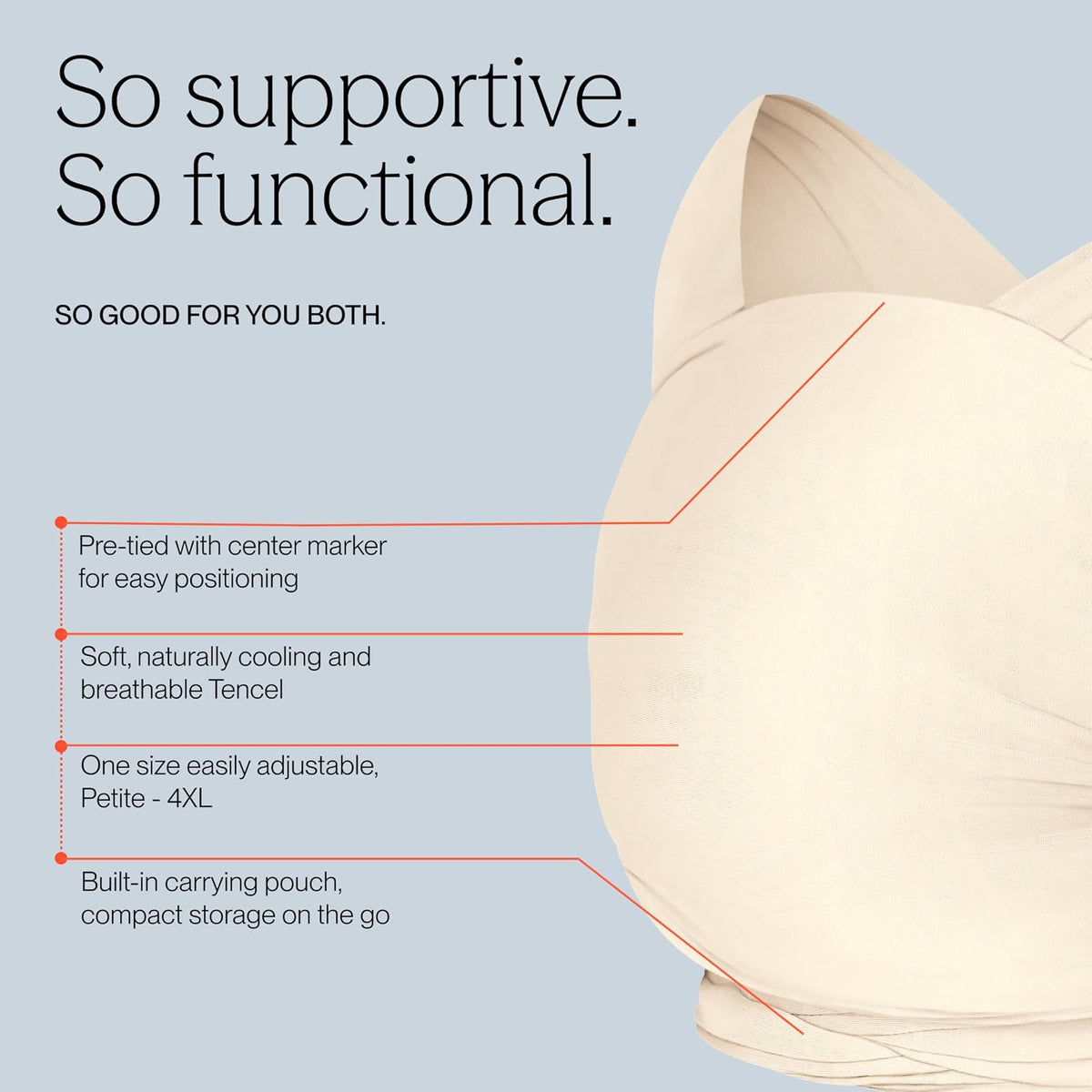Aura Baby Wrap Sustainable Knit - Olive Diamonds
