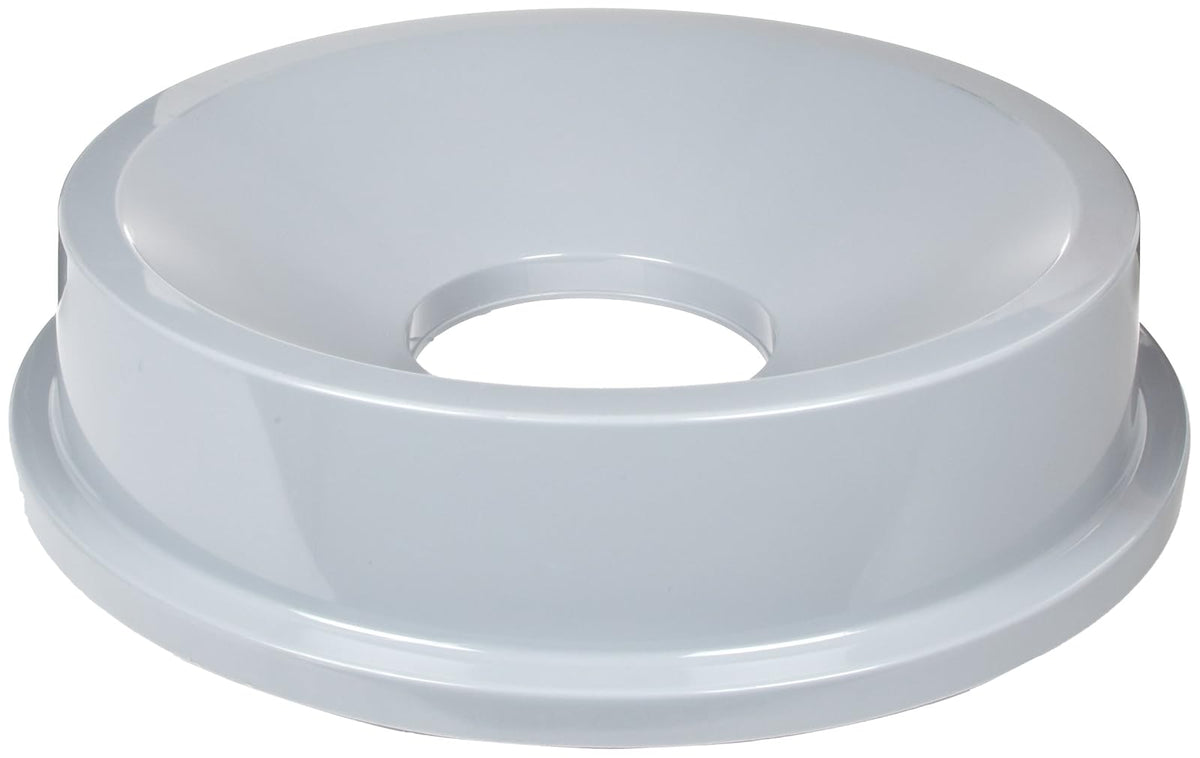 Rubbermaid Commercial Products BRUTE® – Tapa Embudo para Contenedor, Elimina Residuos sin Contacto y los Oculta a la Vista, Cierre a Presión para Ajuste Seguro, Capacidad de 121 L, Gris FG354300GRAY