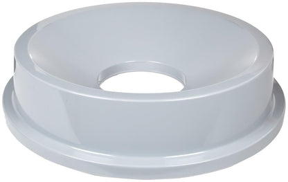 Rubbermaid Commercial Products BRUTE® – Tapa Embudo para Contenedor, Elimina Residuos sin Contacto y los Oculta a la Vista, Cierre a Presión para Ajuste Seguro, Capacidad de 121 L, Gris FG354300GRAY