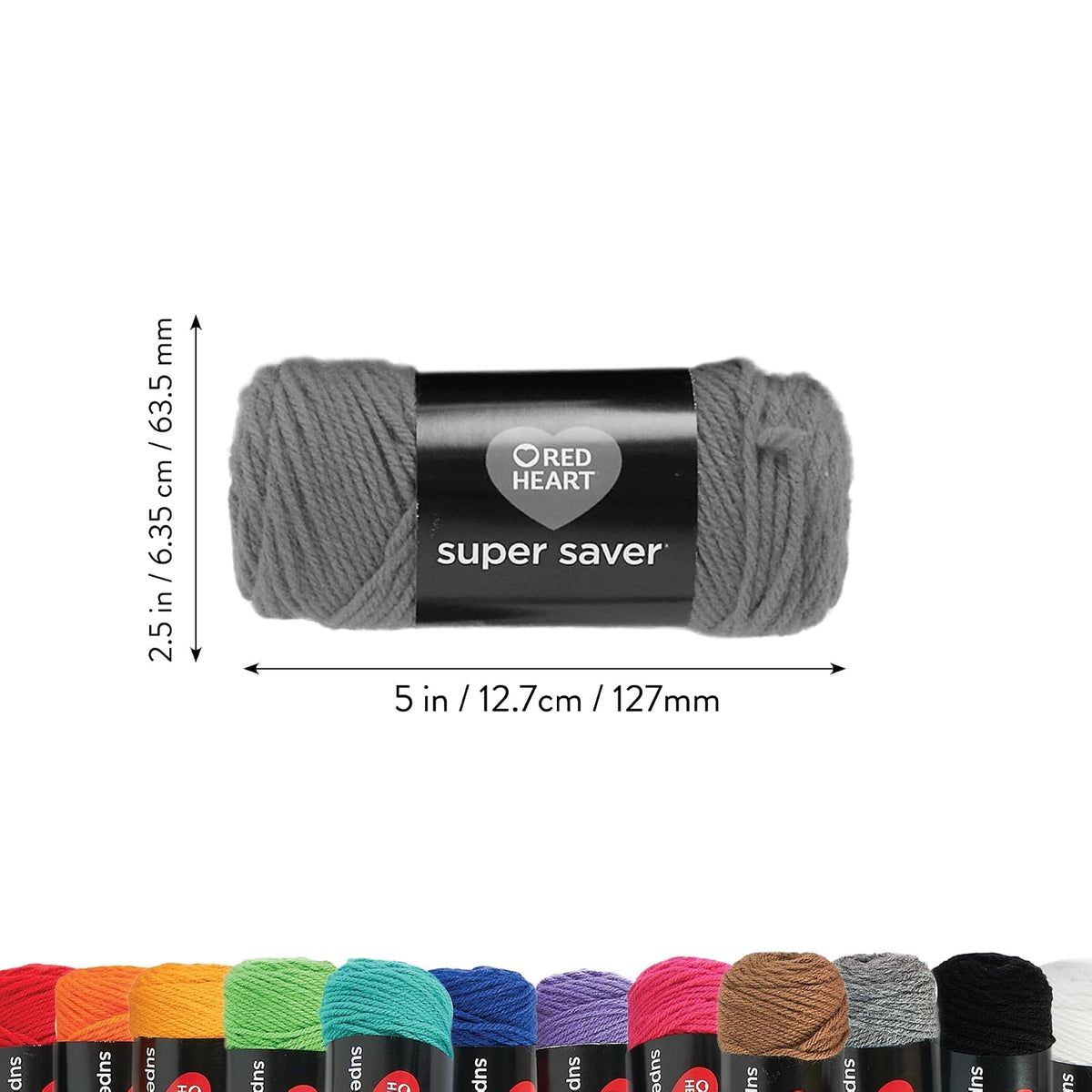 Red Heart Super Saver - Kit de manualidades para ganchillo y tejer y proyectos de Amigurumi