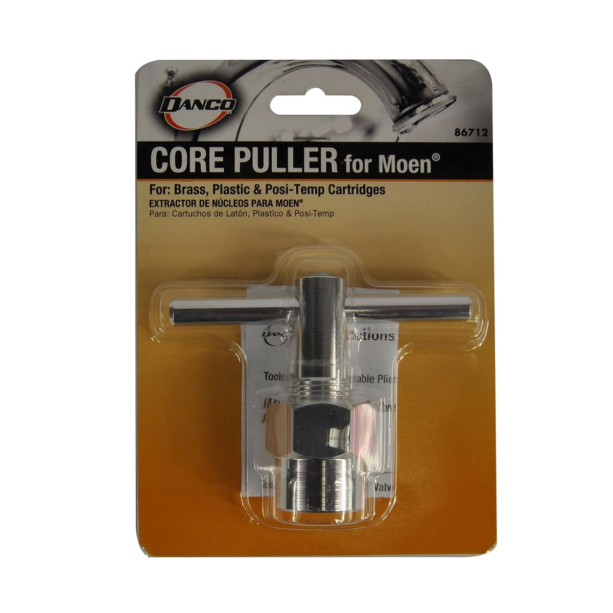Danco - Extractor de cartuchos para Moen, Metal, 1 paquete (86712)