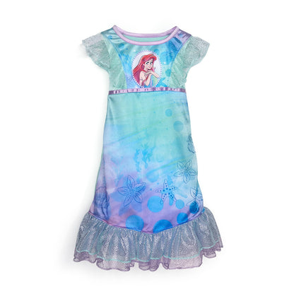 Disney Camisón de Fantasía para Niña - Acuarela Ariel 2 - 2 Años