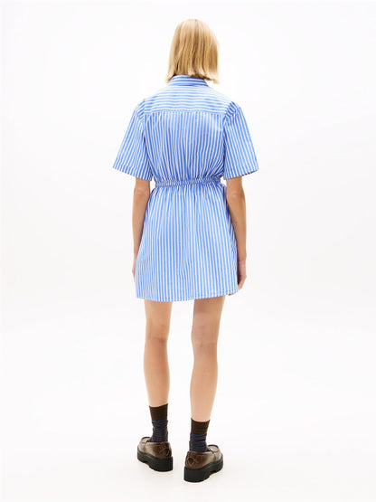 Tommy Hilfiger TJW Mini Stripe Shirt Dress Vestido Informal Mujer