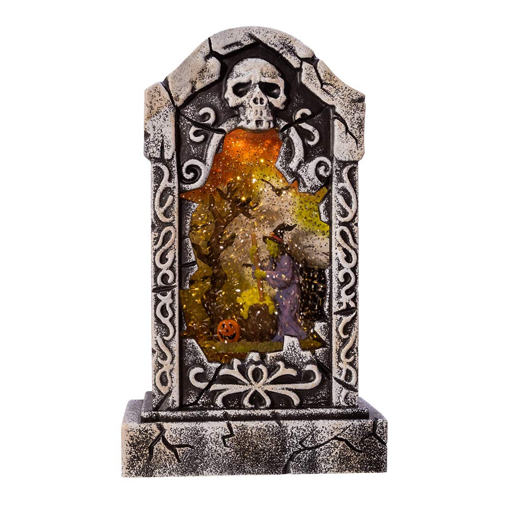 Kurt Adler Kurt S. Adler Mesa de Mesa LED de 10.5 Pulgadas para Halloween para Tumba acuática, Multicolor