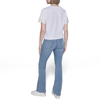 Karl Lagerfeld - Playera Informal Suave para Uso Diario para Mujer