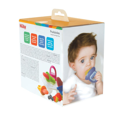 Nuby Garden Fresh Fruitsicle Frozen Bandeja para Paletas, Multicolor, Paquete de 1, Paquete de 1