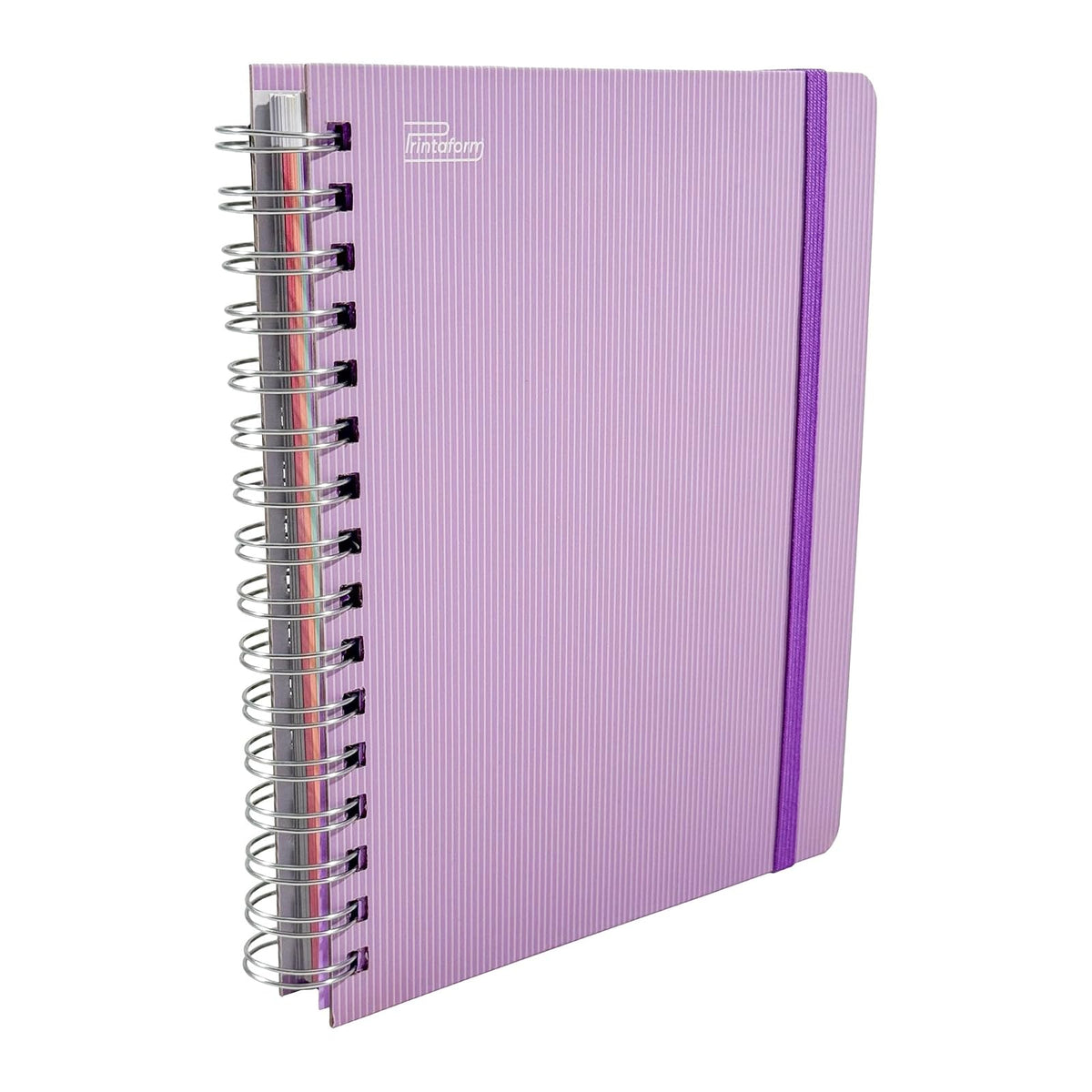 Printaform Libreta Forma Francesa Arcoíris Pastel Universitaria 200h, 2 piezas, Cuadro Chico, Lavanda