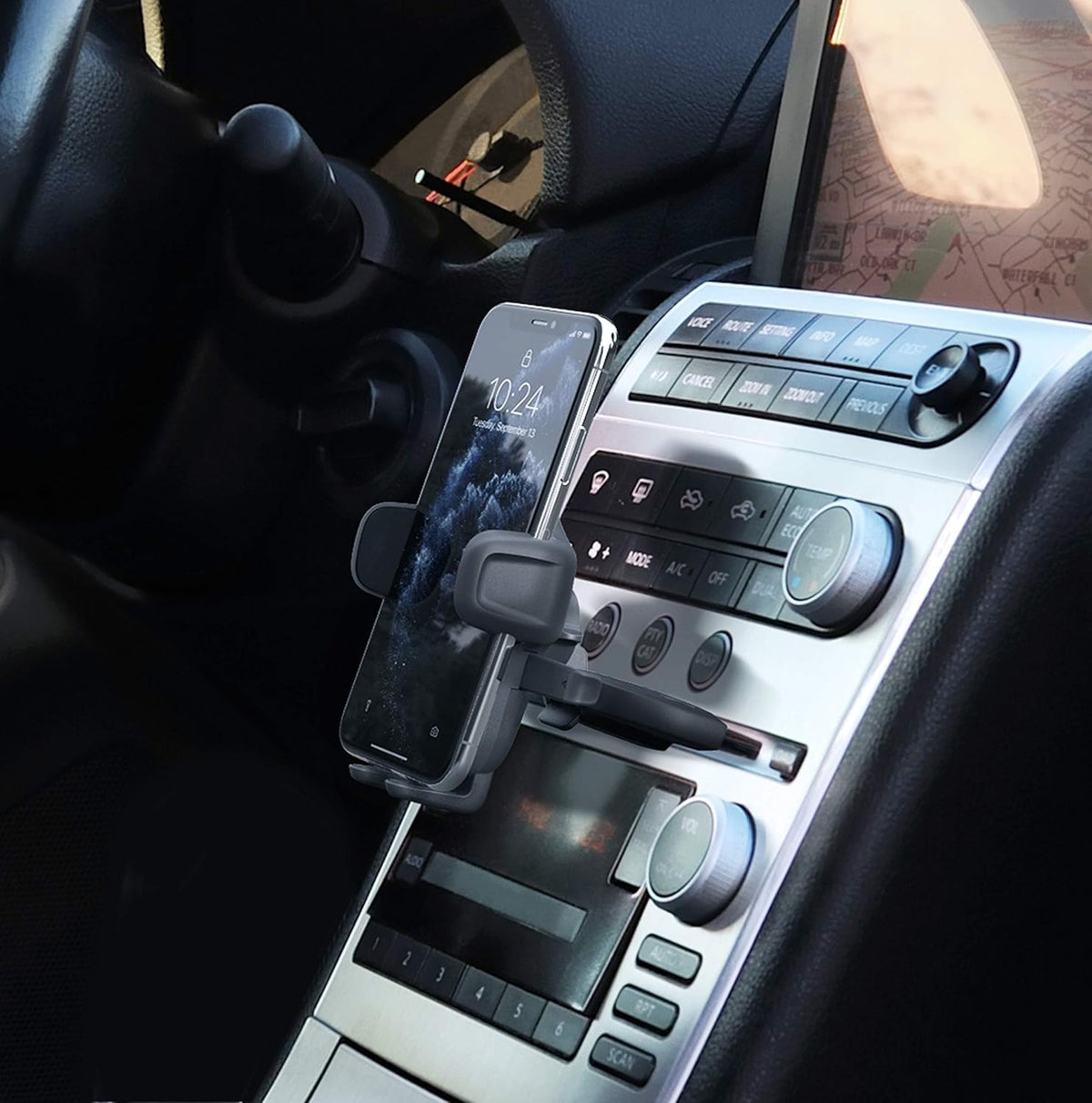 iOttie Easy One Touch 5 - Soporte Universal para teléfono de Automóvil para iPhone, Google, Samsung, Moto, Huawei, Nokia, LG y Todos los demás teléfonos Inteligentes