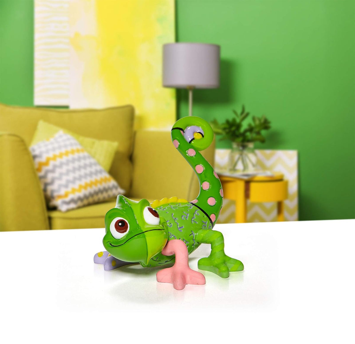 Enesco Disney by Romero Britto Enredado Pascal - Figura en Miniatura, 2.36 Pulgadas, Multicolor