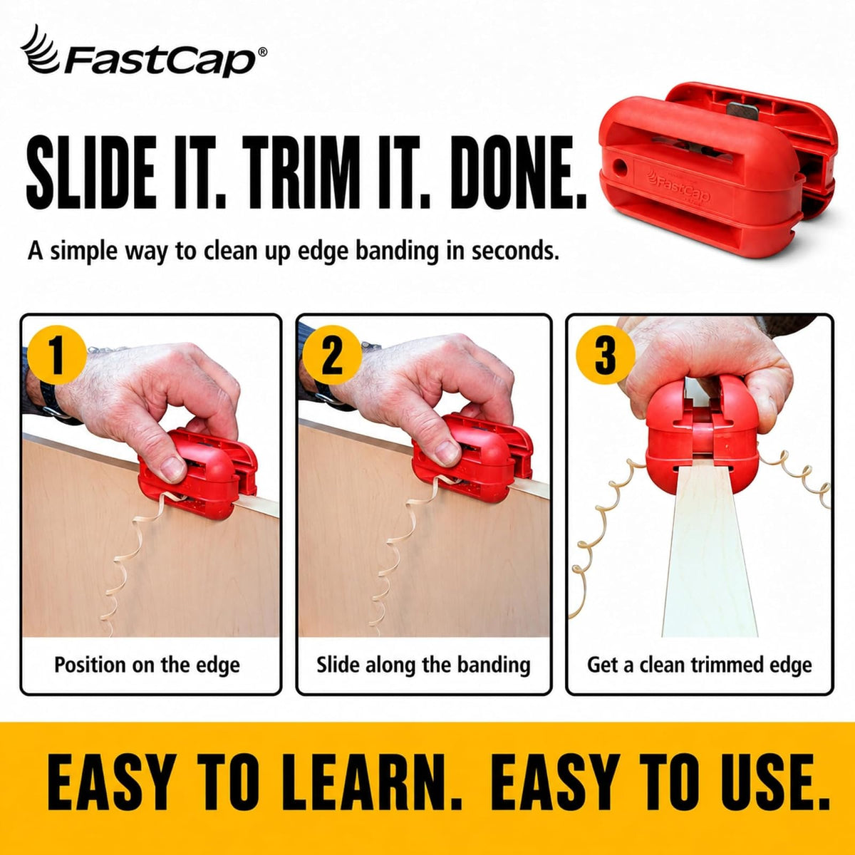 Fastcap Quad Trimmer con Hojas de Carburo de Tungsteno