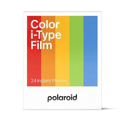 Polaroid Color i-Type Film - Paquete Triple, 24 Fotos (6272) | Película de cámara con marco blanco icónico, compatible con Now, Now+, Flip, I-2 y Lab, película sin batería