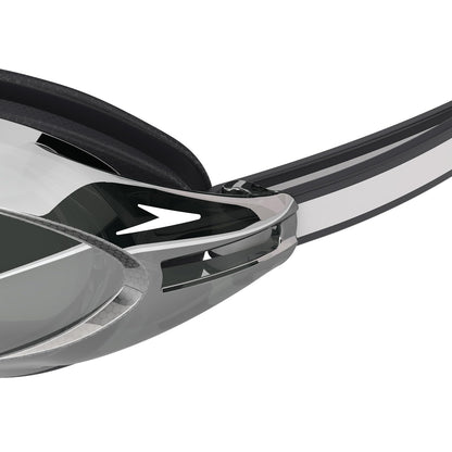 Speedo Vanquisher 3.0 - anteojos de natación con espejo, antiempañamiento, protección UV, lente ocular 360, ajuste hidrodinámico de carreras