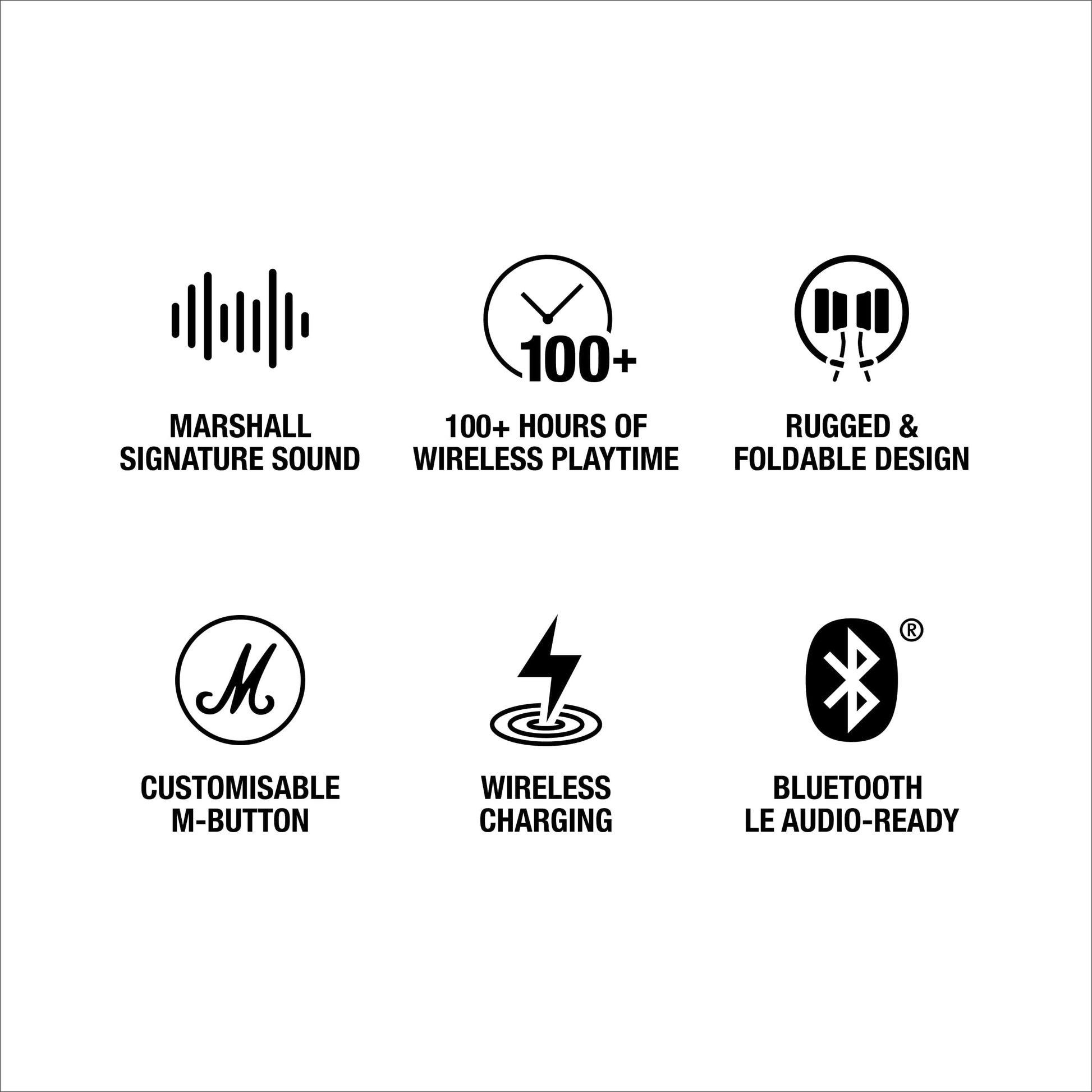 Marshall Major V Audífonos Inalámbricos Bluetooth - Café