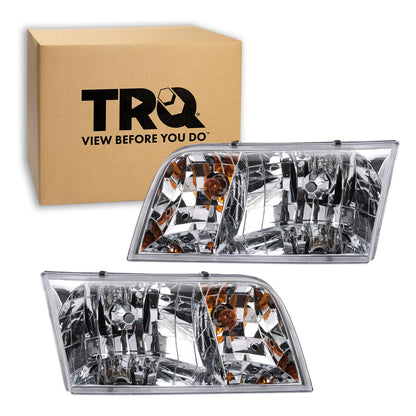 TRQ Juego de 2 Faros Delanteros para Toyota Tundra - HLA88321