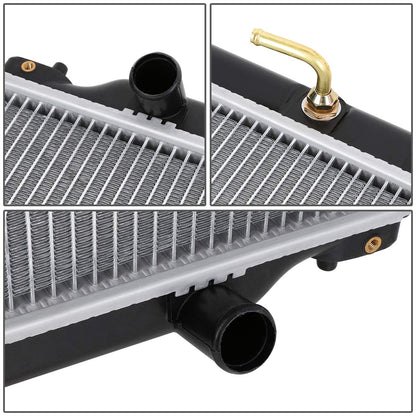 DNA Motoring Radiador Aluminio Ajuste Directo Honda 90-93 Accord/92-96 Prelude AT