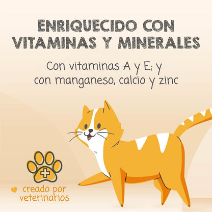 Meowee! Premio para Gato Omega 3 y 6 Piel Sana y Pelaje Brillante 20 pzas