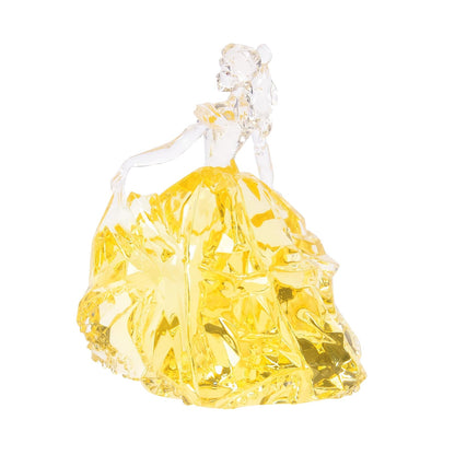 Enesco FACETS Disney Beauty and The Beast Princess Belle - Figura de Bola de 3.9 Pulgadas, Color Amarillo