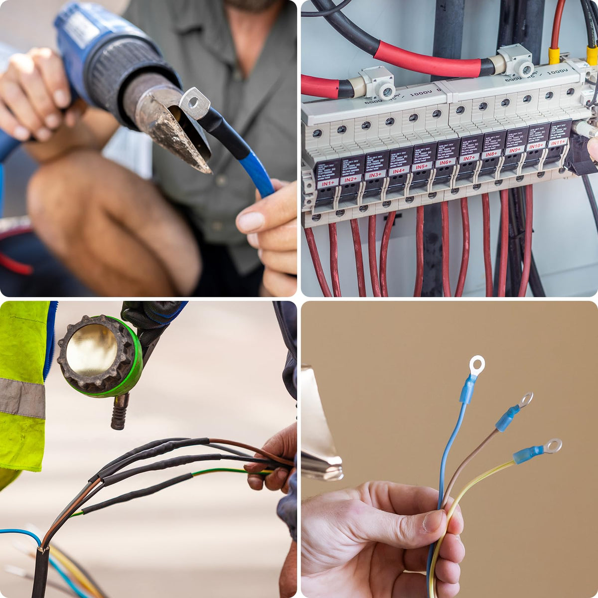 Tubos Termorretráctiles 800 Piezas, 12 Calibres, Contracción 2:1 | Kit Organizador Para Cables Con Caja Clasificadora, Material Aislante Para Reparación Eléctrica Y Proyectos DIY