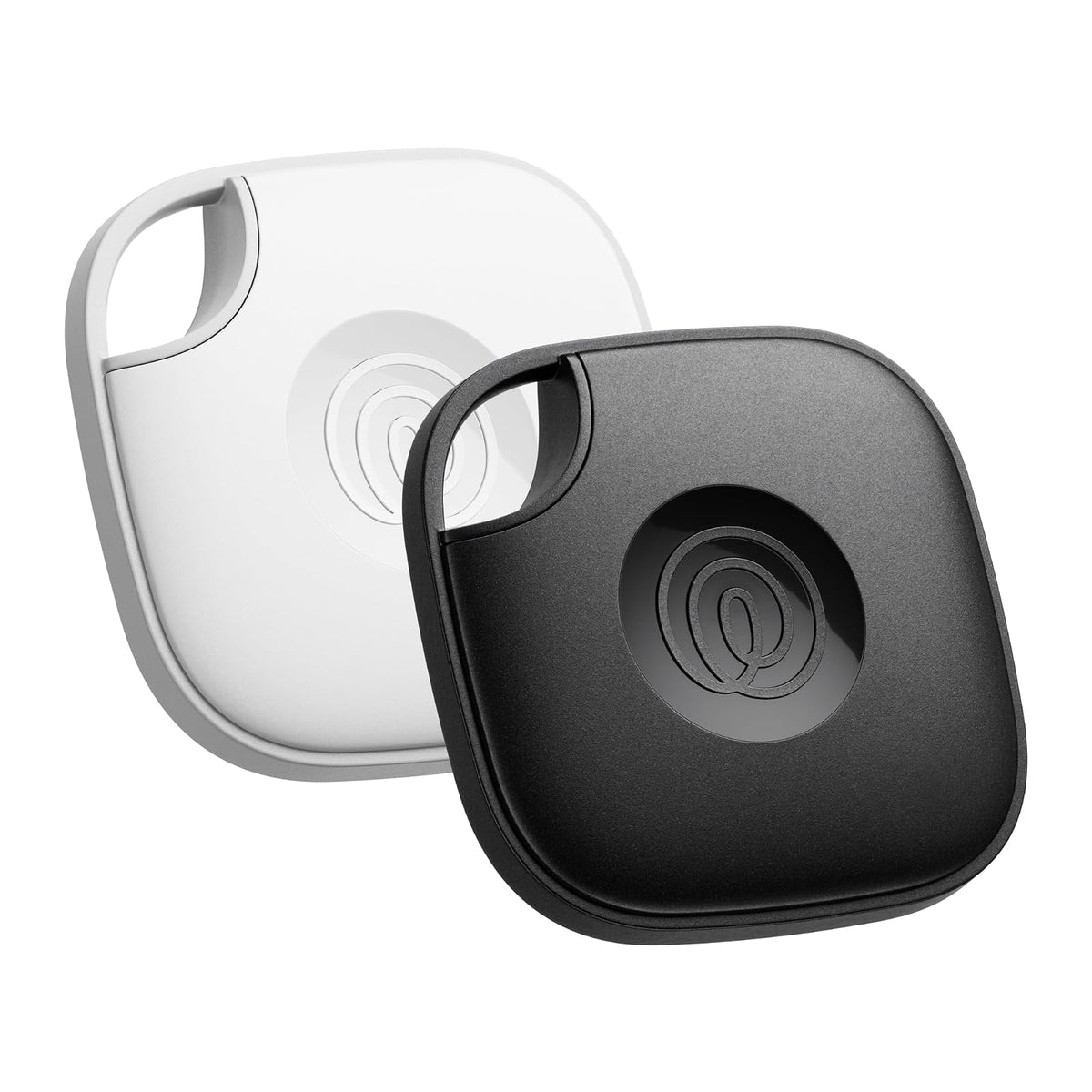 Life360 Tile Localizador Bluetooth para Llaves y Objetos, Compatible con iOS y Android - Negro - Blanco - Paquete de 2