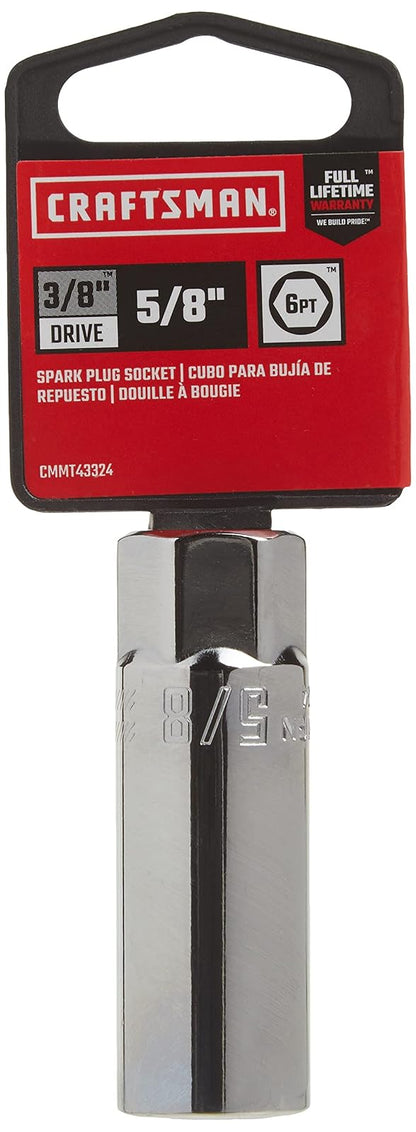 CRAFTSMAN - Bujía de 5/8 pulgadas, unidad de 3/8 pulgadas (CMMT43324)