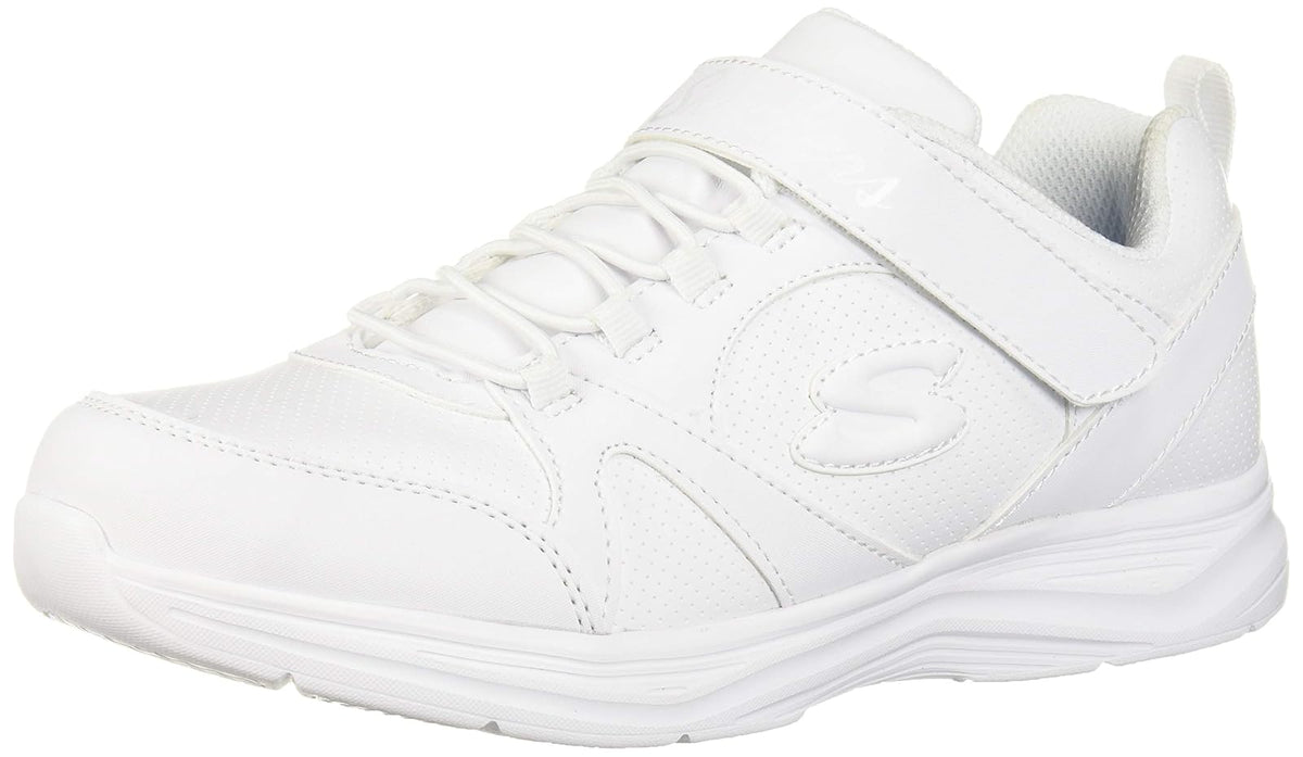 Skechers Glimmer Kicks Tenis Escolares para Niña - Niños grandes (8 - 12 años) - 23.0 cm - Blanco