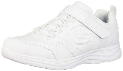 Skechers Glimmer Kicks Tenis Escolares para Niña - Niños grandes (8 - 12 años) - 23.0 cm - Blanco