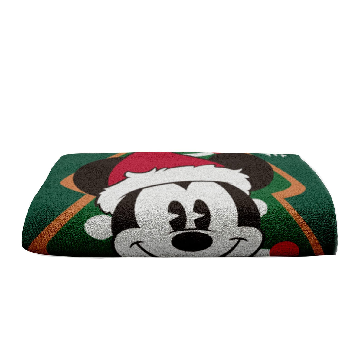 COBERTORES PROVIDENCIA Toalla Premium Estampada Mickey Arbol de Navidad