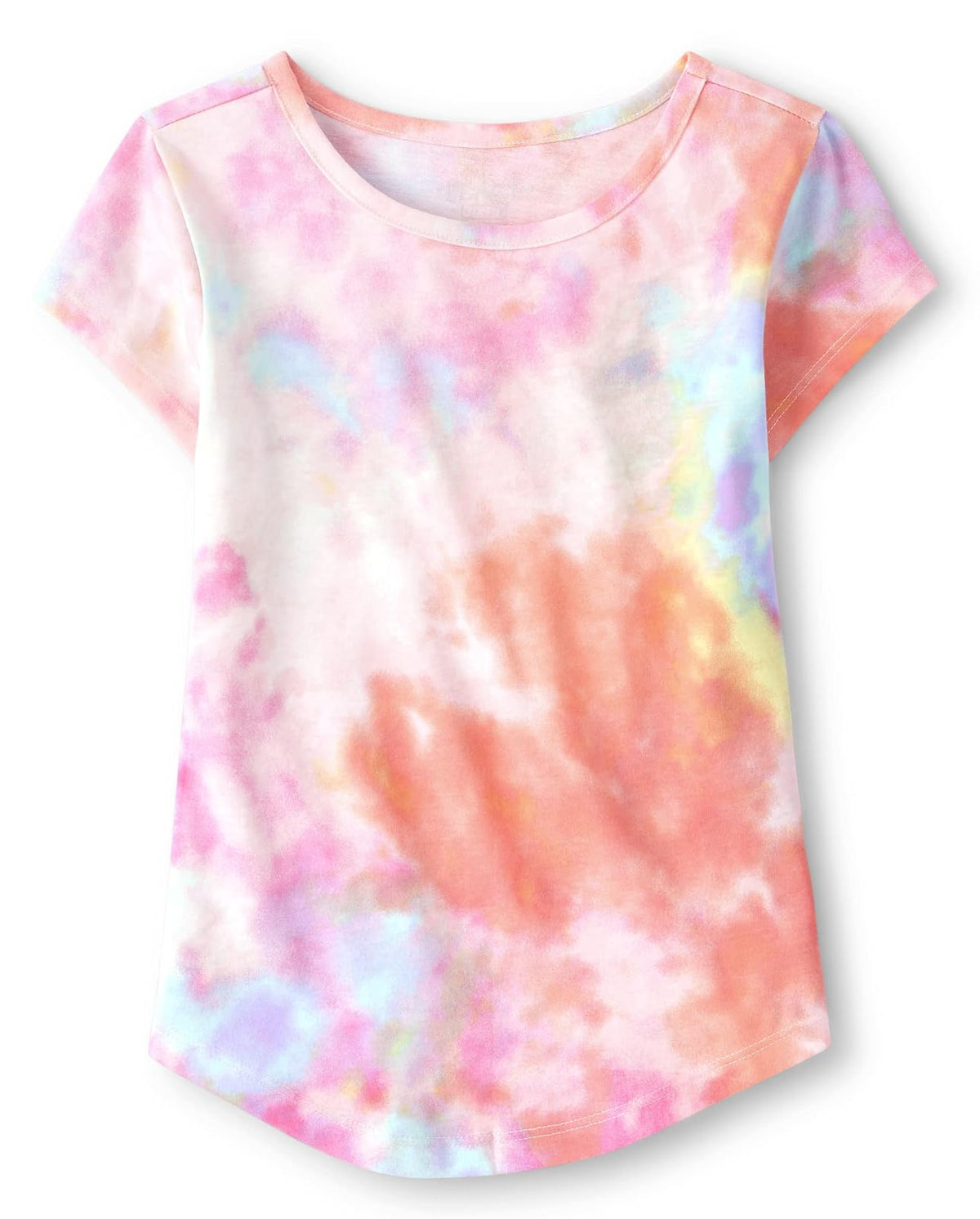 The Children's Place Playera Cola de Camisa para Niña - Sal marina rosa - M