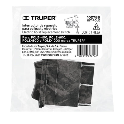 Truper INT-POLE Interruptor para polipastos