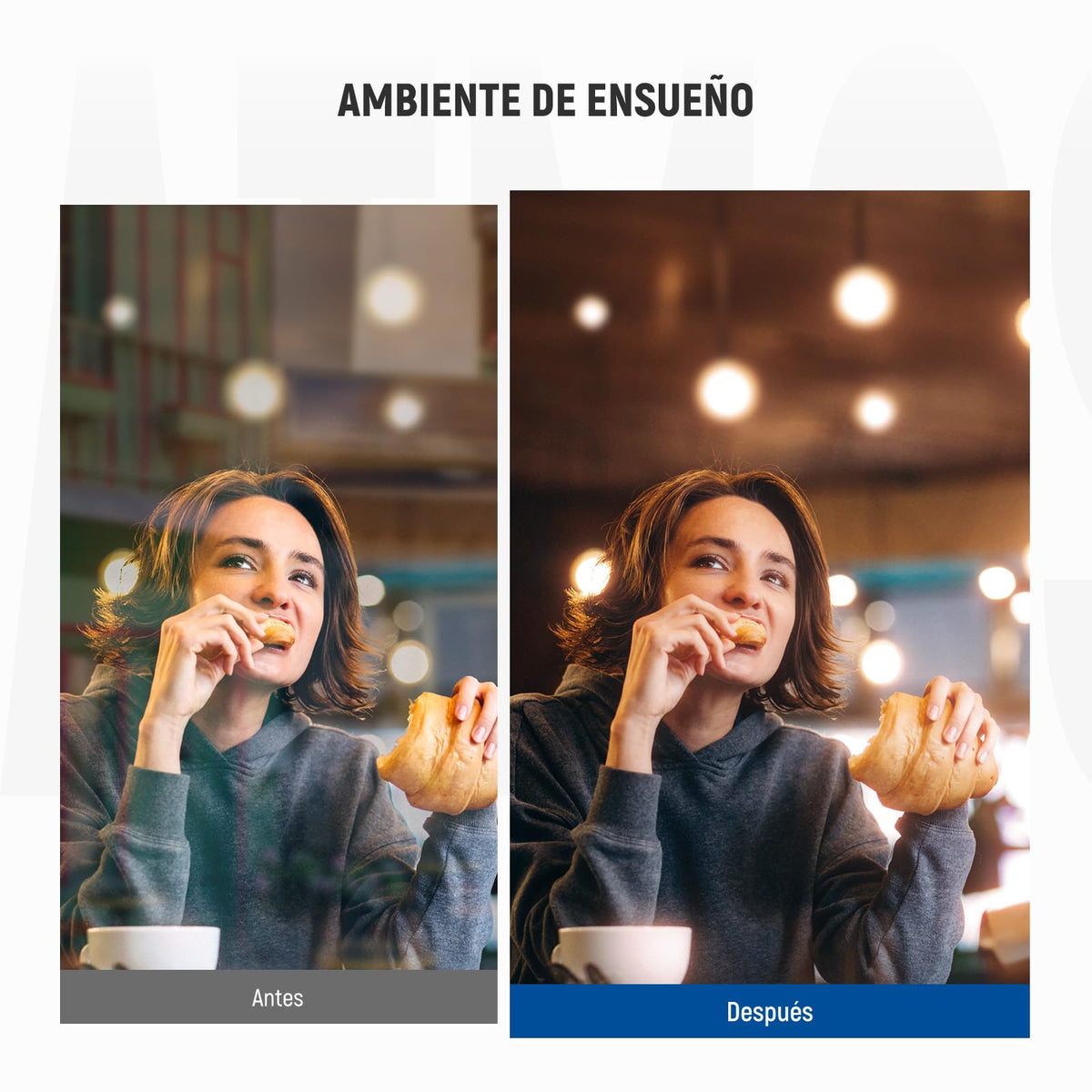 NEEWER 2 en 1 CPL + Difusión Negra 1/4 para Filtro de Efecto Cinematográfico de Niebla, Reducción de Deslumbramiento con Polarización Circular Efecto Cinematográfico Ensueño para Lente Cámara, 58mm